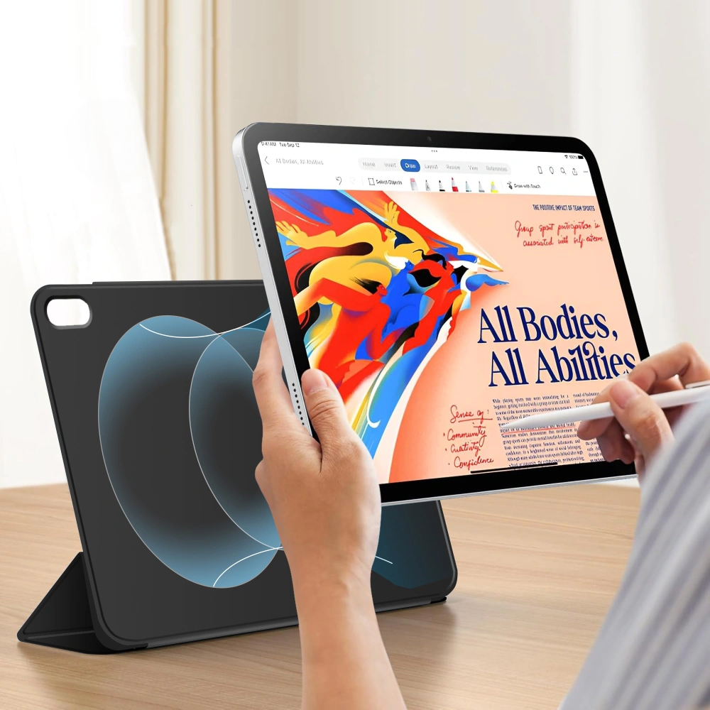 Etui z klapką Tech Protect Smartcase Magnetic do iPad Air 11 / 10.9 2025/2024/2022/2020, czarne